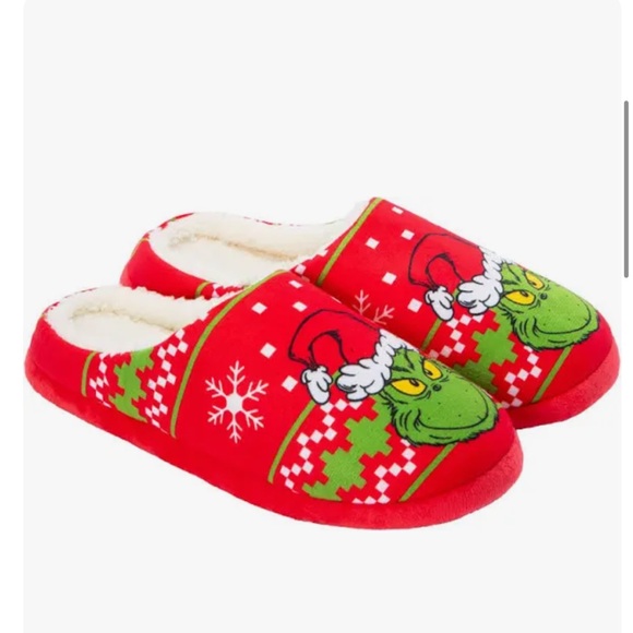 Dr. Seuss Shoes - Dr.Seuss Women’s Grinch Fleece Lined Slippers